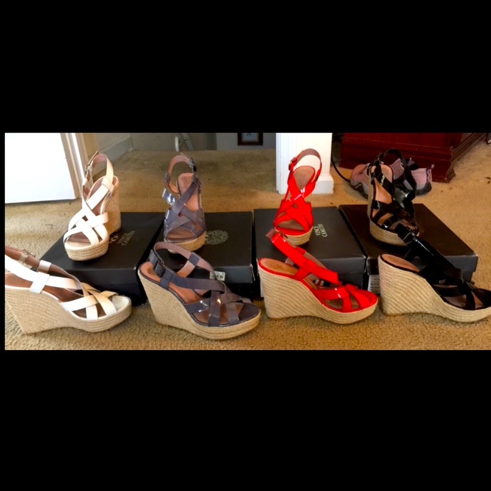 Vince Camuto Nubuck Patent